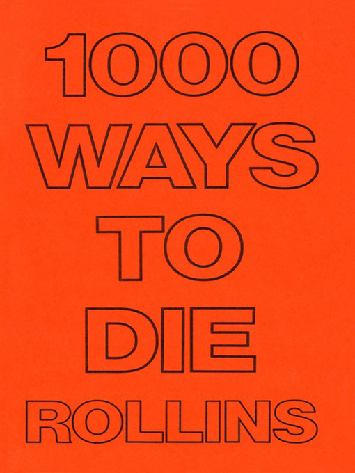 Cover image for 1000 WAYS TO DIE
